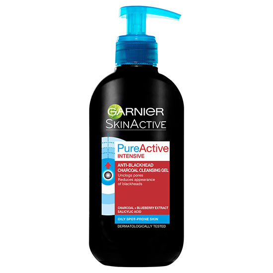 Garnier Pure Active Intensive Anti-Blackhead Charcoal Gel Wash