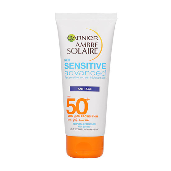 Garnier Sensitive Advanced SPF50 Anti Age Sun Cream 50ml