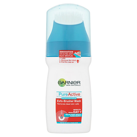 Garnier Skin Naturals Pure Active Exfo-Brusher Wash