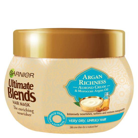 Garnier Ultimate Blends Argan Oil & Almond Cream Dry Hair Mask Treatment 300ml