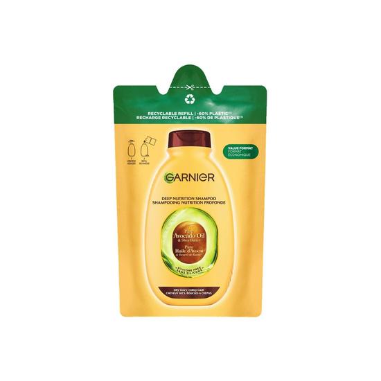 Garnier Ultimate Blends Avocado Oil & Shea Butter Shampoo 250ml - Refill