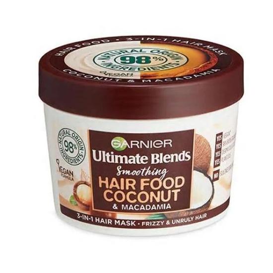Garnier Ultimate Blends Smoothing Hair Food Coconut 3in1 Hair Mask