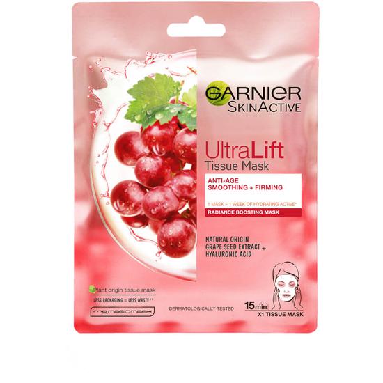 Garnier Ultralift Anti Ageing Radiance Boosting Face Sheet Mask 32g