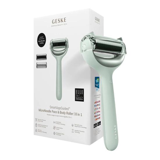 GESKE MicroNeedle Face & Body Roller 8 In 1 Green