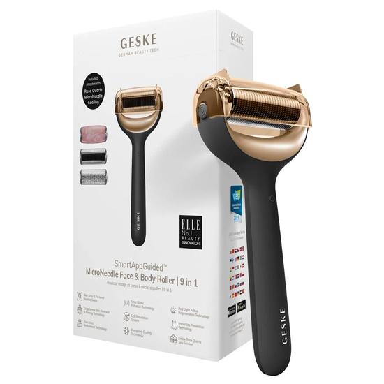 GESKE MicroNeedle Face & Body Roller | 9 In 1 Grey