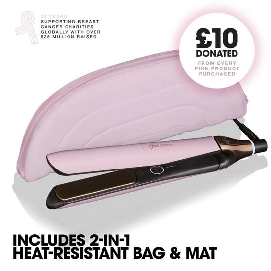 ghd Chronos Charity Limited Edition Hair Straightener In Pink Sorbet