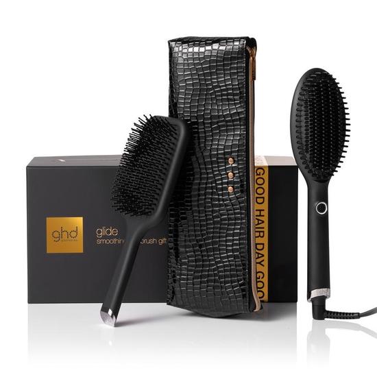 ghd Glide Hot Brush Christmas Gift Set In Black