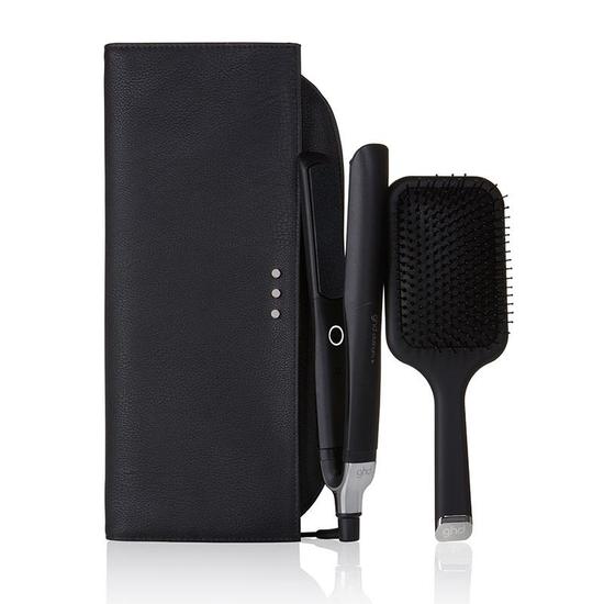 ghd Platinum+ Smart Styler Gift Set Smart straightener, paddle brush & heat resistant bag