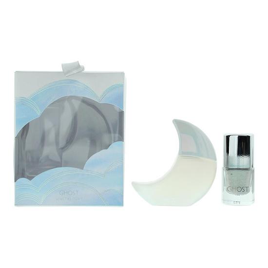 Ghost Whitelight Eau De Toilette 10ml + Silver Nail Polish 10ml Gift Set 10ml