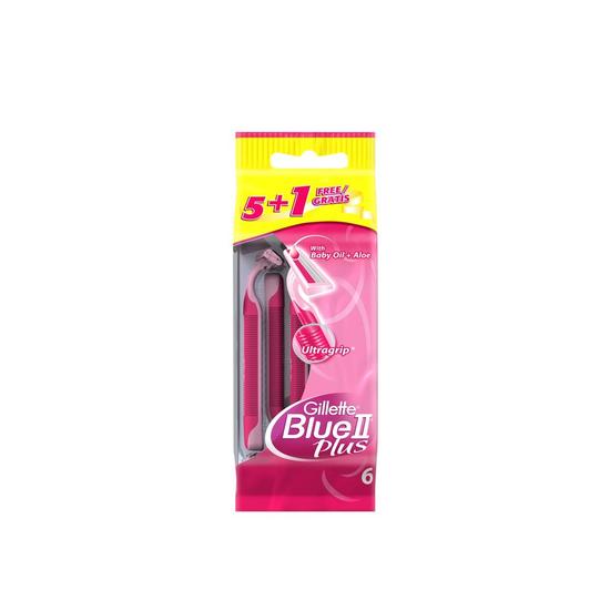 Gillette Blue II Plus Disposable Razors x6