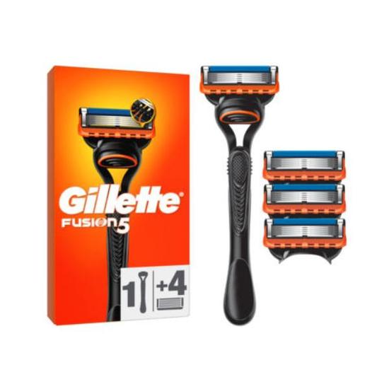 Gillette Fusion5 Starter Pack Razor Handle Plus 3 Blade Refills