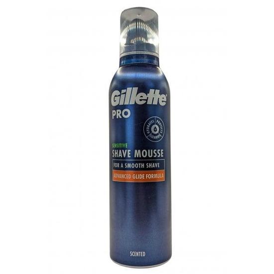 Gillette Pro Shave Mousse Advanced Glide Formula Sensitive Scented