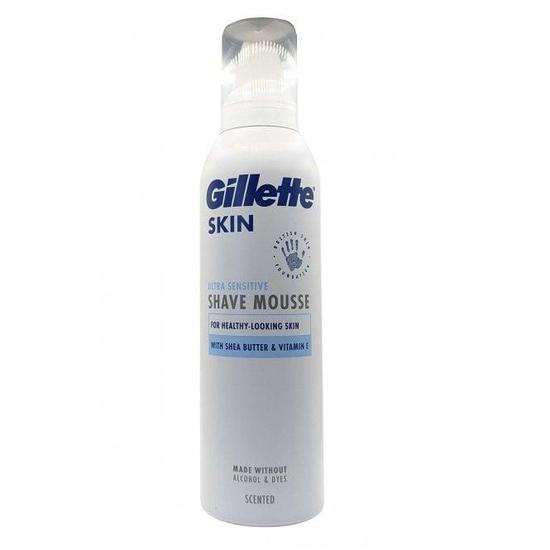 Gillette Shave Mousse Shea Butter Vitamin E Ultra Sensitive Skin 240ml