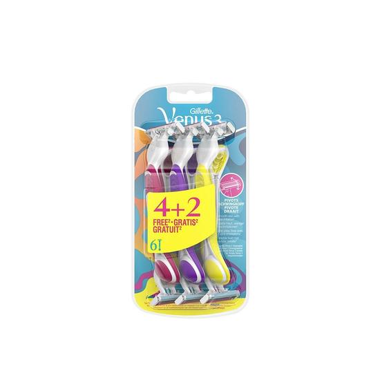 Gillette Simply Venus 3 Disposable Razors x6