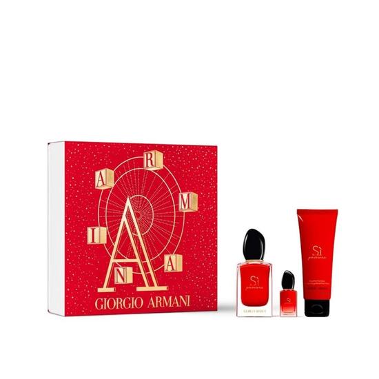 Giorgio Armani Set Si Passione Eau De Parfum 50ml+ Eau De Parfum 7ml+ Bl 75ml