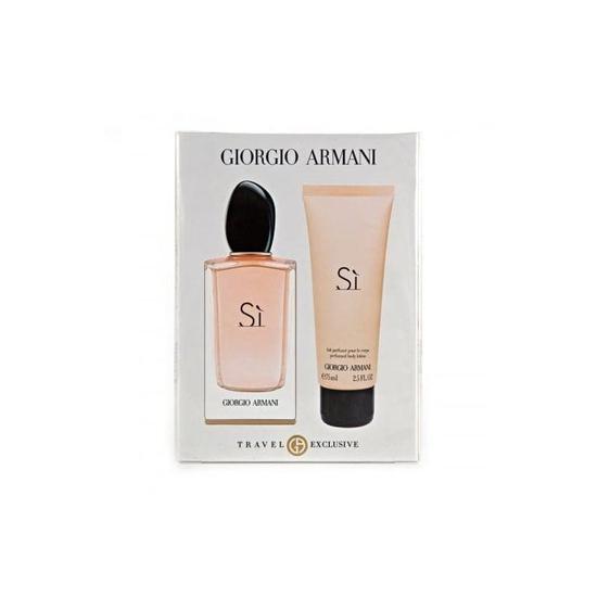 Giorgio Armani Si Eau De Parfum Spray Gift Set 100ml