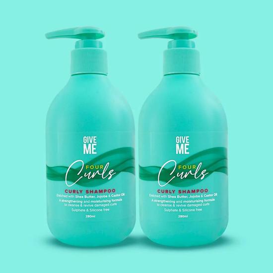 Give Me 2x Four Curls Moisturising Shea Butter Shampoo