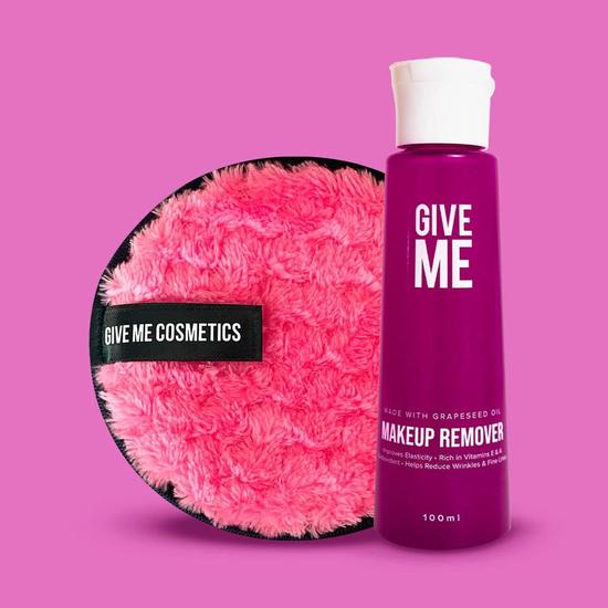 Give Me Anti-Ageing Makeup Remover & Eco Makeup Pad Set 100ml Remover + Pad