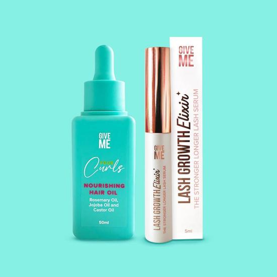 Give Me Rosemary Oil Hair Growth Bundle 50ml Hair Oil + 5ml Lash Serum