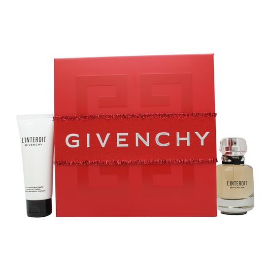 GIVENCHY L'Interdit Gift Set 50ml Eau De Parfum + 150g Soap