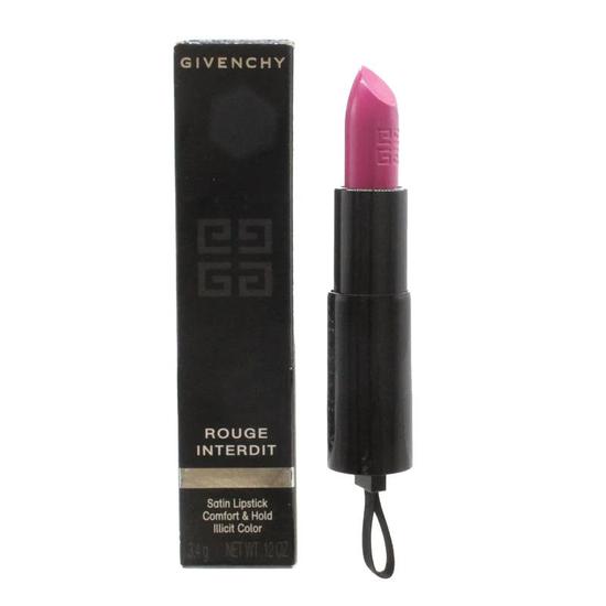 GIVENCHY Rouge Interdit Fuchsia Lipstick Shade 24 Ultravioline