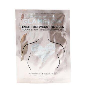 GLAMGLOW Bright Between The Girls Instant Radiance Hydrating Decollete Mask 1sheet