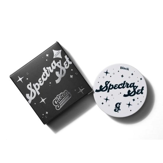 Glisten Cosmetics Black Spectra Set Colourful Pressed Powder