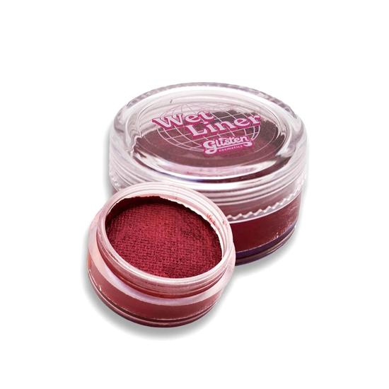 Glisten Cosmetics Martian Metallic Dark Red Wet Liner Eyeliner Small - 3g