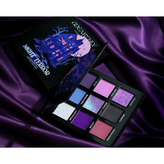 Glisten Cosmetics Night Terror Palette Unearthly Cosmetics