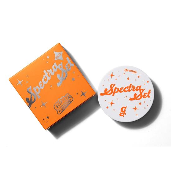 Glisten Cosmetics Orange Spectra Set Colourful Pressed Powder