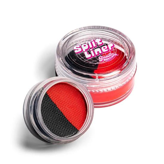 Glisten Cosmetics Roulette Red & Black Split Liner Eyeliner Small - 3g