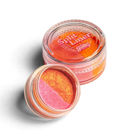 Glisten Cosmetics Sunstone Orange Metallic Split Liner Eyeliner Small - 3g