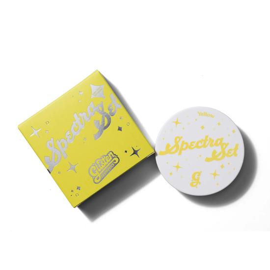 Glisten Cosmetics Yellow Spectra Set Colourful Pressed Powder
