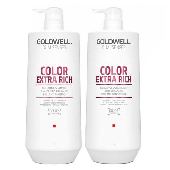 Goldwell Dualsenses Extra Rich Brilliance Shampoo & Extra Rich Conditioner Duo