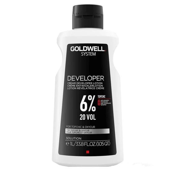 Goldwell Topchic System Lotion Developer Peroxide 2% 6% & 12% 1 L / 6 % 20 Vol