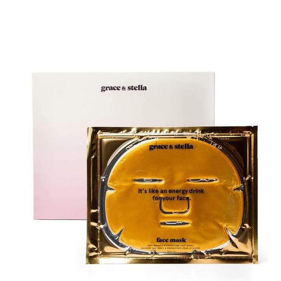 Grace & Stella Anti-Wrinkle + Energising Face Masks 6 Pack