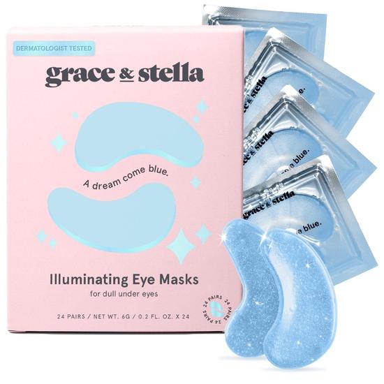 Grace & Stella Blue Eye Masks 24 Pairs