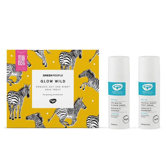 Green People Glow Wild Organic Day & Night Skin Treat Gift Set