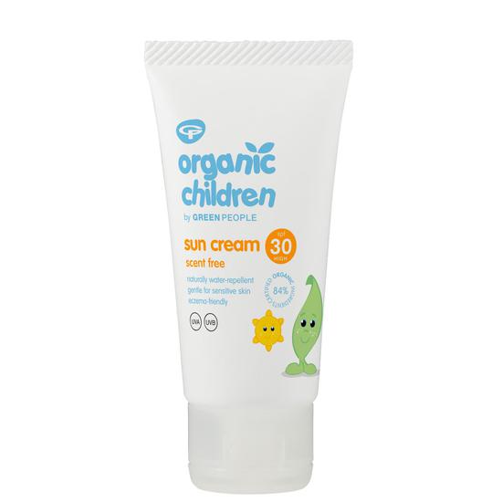 Green People Organic Children Scent Free Sun Cream SPF 30