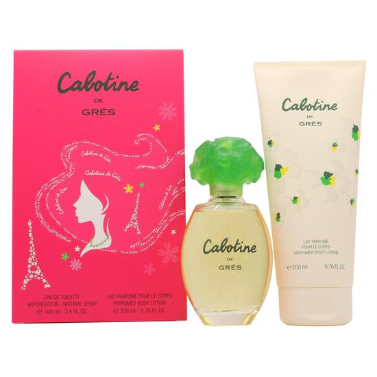 Gres Cabotine Gift Set 100ml Eau De Toilette + 200ml Body Lotion