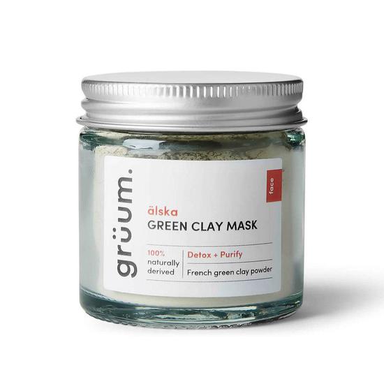 grüum Alska Green Clay Face Mask