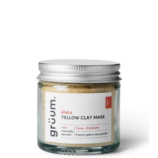 grüum Alska Yellow Clay Face Mask 50ml