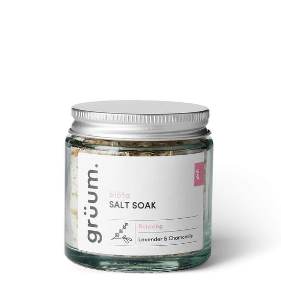 grüum Blota Lavender & Chamomile Bath Salt Soak 120g