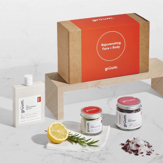 grüum Rejuvenating Face & Body Gift Set