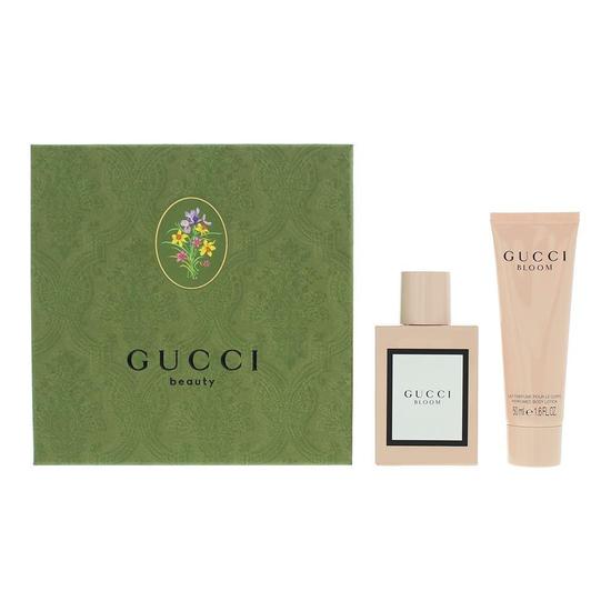 Gucci Bloom Eau De Parfum 50ml + Body Lotion 50ml Gift Set For Her 50ml