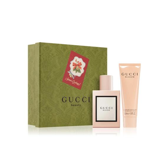 Gucci Bloom Eau De Parfum For Her Fragrance Gift Set 50ml Eau De Parfum, 50ml Body Lotion