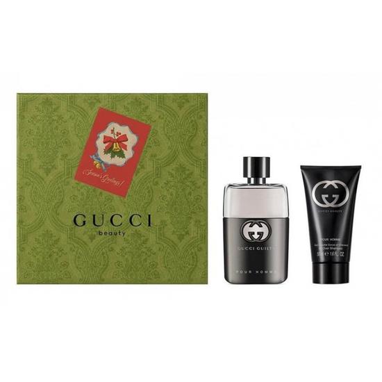 Gucci Guilty Pour Homme Gift Set Eau De Toilette (50ml) + Shower Gel (50ml)