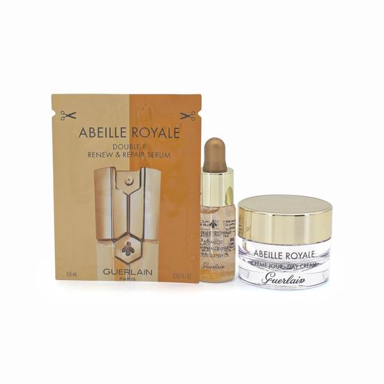 GUERLAIN Abeille Royale Luxury Cosmetic Case With 3 x Minis Set Imperfect Box