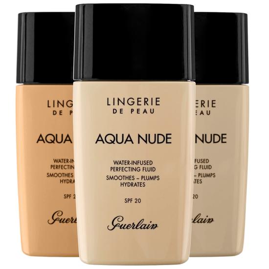 GUERLAIN Lingerie De Peau Aqua Nude Perfecting Fluid SPF20 05W-Deep Warm