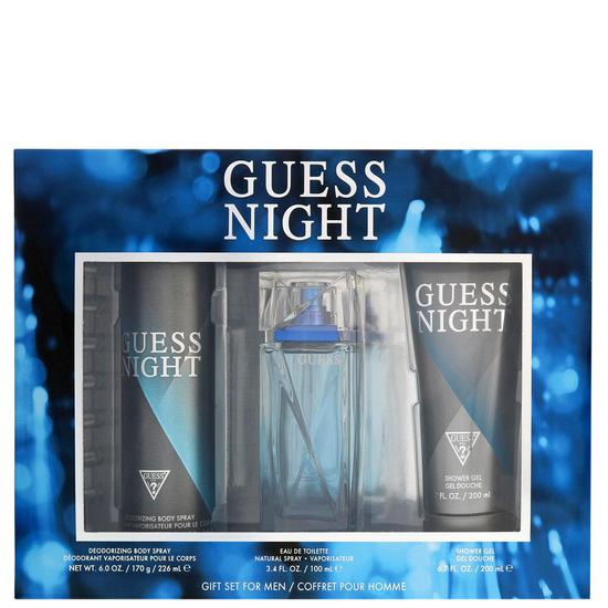 Guess Night Eau De Toilette Spray Gift Set 100ml